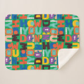 友だち™ |お客様のパター鮮やかン シェルパブランケット (正面(横))