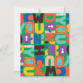 友だち™ |お客様のパター鮮やかン ノートカード (正面)