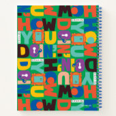 友だち™ |お客様のパター鮮やかン ノートブック (裏面)