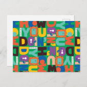 友だち™ |お客様のパター鮮やかン ポストカード (正面/裏面)