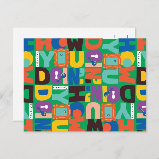 友だち™ |お客様のパター鮮やかン ポストカード (正面/裏面)