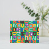 友だち™ |お客様のパター鮮やかン ポストカード (スタンド正面)