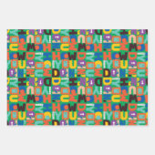 友だち™ |お客様のパター鮮やかン ラッピングペーパーシート (正面)