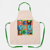 友だち™ |お客様の取り組み – グラフ鮮やかィック エプロン (正面)