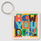 友だち™ |お客様の取り組み – グラフ鮮やかィック キーホルダー (正面)