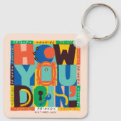 友だち™ |お客様の取り組み – グラフ鮮やかィック キーホルダー (裏面)