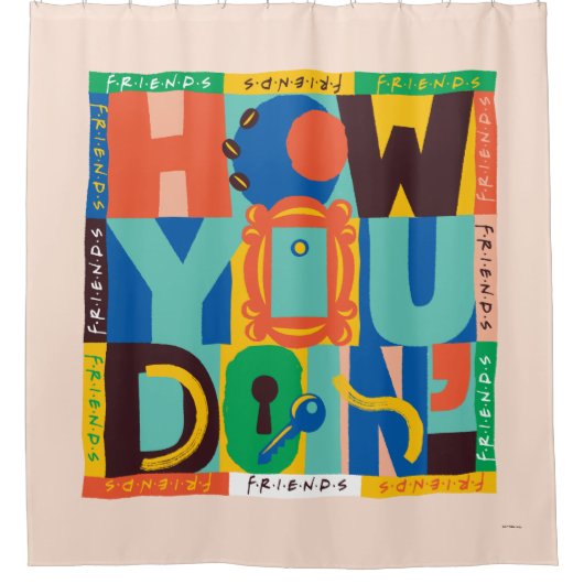 友だち™ |お客様の取り組み – グラフ鮮やかィック シャワーカーテン (正面)