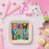 友だち™ |お客様の取り組み – グラフ鮮やかィック ペーパープレート (パーティー)