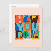 友だち™ |お客様の取り組み – グラフ鮮やかィック ポストカード (正面/裏面)