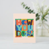 友だち™ |お客様の取り組み – グラフ鮮やかィック ポストカード (スタンド正面)