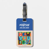 友だち™ |お客様の取り組み – グラフ鮮やかィック ラゲッジタグ (裏面縦)