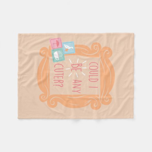 友だち™ |お母さんになってもいい? フリースブランケット (正面(横))