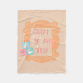 友だち™ |お母さんになってもいい? フリースブランケット (正面)