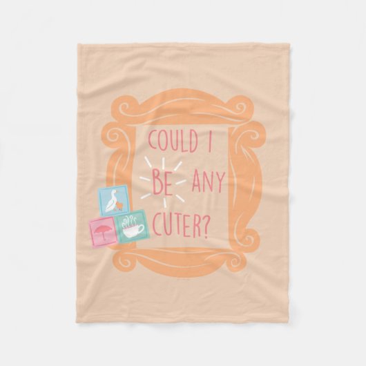 友だち™ |お母さんになってもいい？ フリースブランケット (正面)