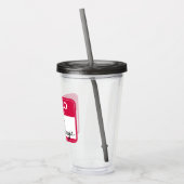 友だち™ |こんにちは私の名前はRegina Phalange アクリルタンブラー (左)