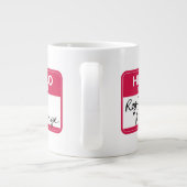 友だち™ |こんにちは私の名前はRegina Phalange ジャンボコーヒーマグカップ (裏面)