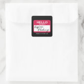 友だち™ |こんにちは私の名前はRegina Phalange スクエアシール (バッグ)