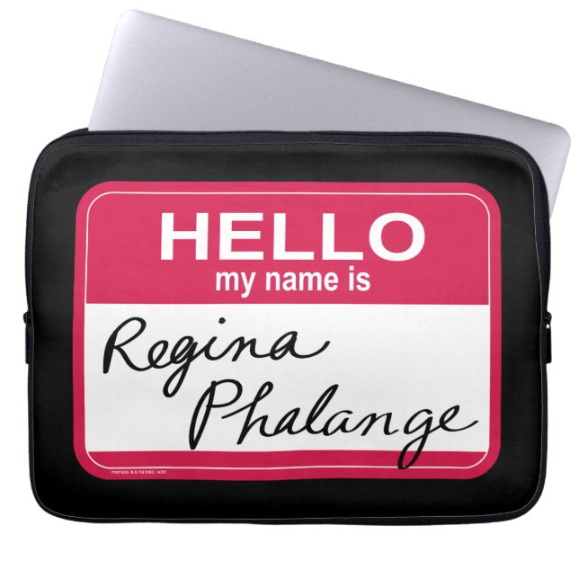 友だち™ |こんにちは私の名前はRegina Phalange ラップトップスリーブ (正面)