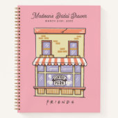 友だち™ |の結婚ブライダルシャワーギフトリスト ノートブック (正面)