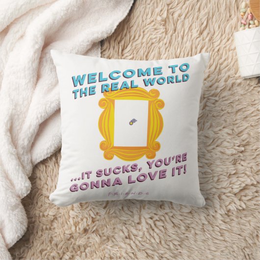 友だち™ |ようこそ実在世界へ- Peephole クッション (ブランケット)