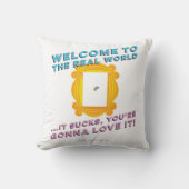 友だち™ |ようこそ実在世界へ- Peephole クッション (正面)