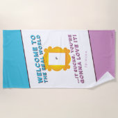 友だち™ |ようこそ実在世界へ- Peephole ビーチタオル (正面)