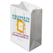 友だち™ |ようこそ実在世界へ- Peephole ミディアムペーパーバッグ (裏面アングル)