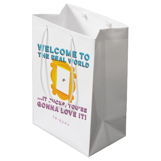 友だち™ |ようこそ実在世界へ- Peephole ミディアムペーパーバッグ (裏面アングル)