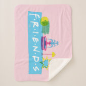 友だち™ |アイコン付きロゴ シェルパブランケット (正面)