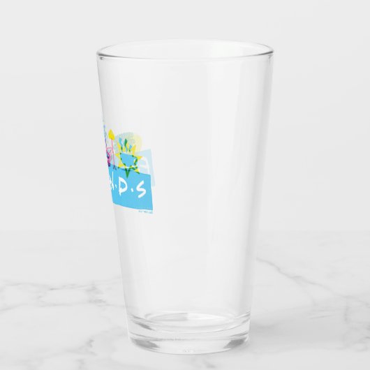 友だち™ |アイコン付きロゴ タンブラーグラス (左)