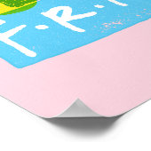 友だち™ |アイコン付きロゴ ポスター (角)