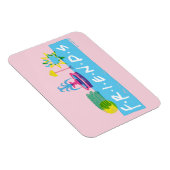 友だち™ |アイコン付きロゴ マグネット (右側)