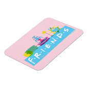 友だち™ |アイコン付きロゴ マグネット (左側)