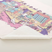 友だち™ | アパートメントカートゥーン シェルパブランケット (3/4)