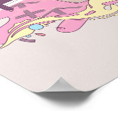 友だち™ | アパートメントカートゥーン ポスター (角)