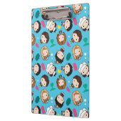 友だち™ |キャラクターチビ（小さくかわいく書いた感じ）パターン クリップボード (左)