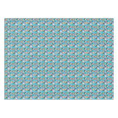 友だち™ |キャラクターチビ（小さくかわいく書いた感じ）パターン テーブルクロス (正面(横))