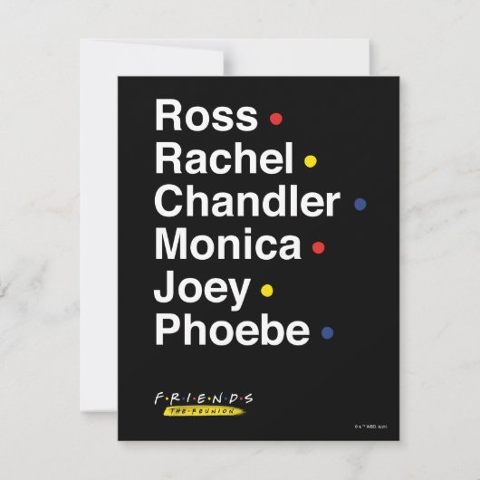 友だち™ |キャラクター名 ノートカード (正面)