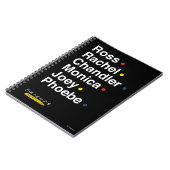 友だち™ |キャラクター名 ノートブック (左側)