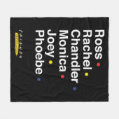 友だち™ |キャラクター名 フリースブランケット (正面(横))