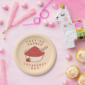 友だち™ |クランベリーの日を台無しにした ペーパープレート (パーティー)