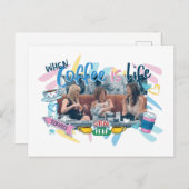 友だち™ |コーヒーが命の時 インビテーションポストカード (正面/裏面)