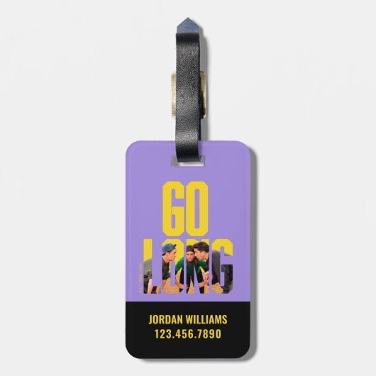 友だち™ | ゴーロング引用文 ラゲッジタグ (裏面縦)