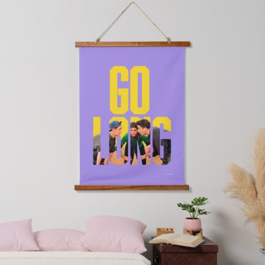 友だち™ | ゴーロング引用文 吊り下げ型タペストリー (寝室)