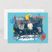 友だち™ |サッカーゲーム インビテーションポストカード (正面/裏面)