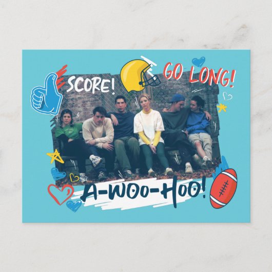 友だち™ |サッカーゲーム インビテーションポストカード (正面)