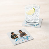 友だち™ |ジョーイは共有食べない！ スクエアペーパーコースター (インサイチュ)