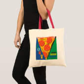 友だち™ |ジョーイは共有食品なし – Pizza Graphic トートバッグ (正面(商品))