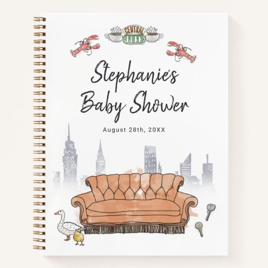 友だち™ |セントラルパークブライダルシャワー ノートブック (正面)