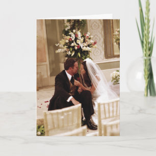 友だち™ チャンドラー&モニカ結婚した カード
